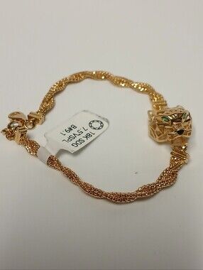 18K Saudi Gold Bracelet